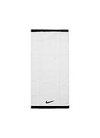 Полотенце NIKE FUNDAMENTAL TOWEL MEDIUM WHITE/BLACK - N.ET.17.101.MD