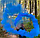 Кольоровий дим для фотосесії Синій Maxsem MA0509 Blue smoking fountain 45 сек, фото 4