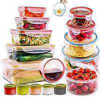 Пластиковые контейнеры для приготовления и хранения пищи, кухонный набор без бисфенола-А - 14 шт