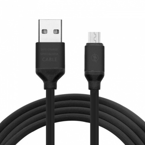 Кабель Incore Elastic Line USB - MicroUSB 2A/1m (Чорний)