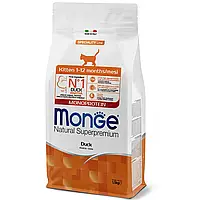 Monge Cat Monoprotein Kitten Сухий корм з качкою для кошенят 400 гр