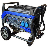 Генератор бензиновий CGM ITALY 3000SP SUPER POWER 3 kVA на рамі з колесами та ручкою