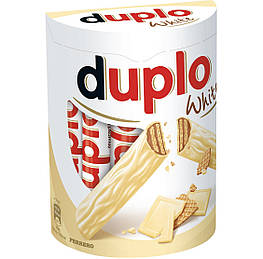Ferrero Duplo Вафельні батончики з шоколадно-горіховою начинкою в білому шоколаді 182g
