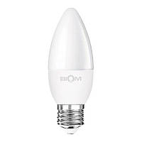 Светодиодная лампа Biom C37 9W E27 4500К, свеча