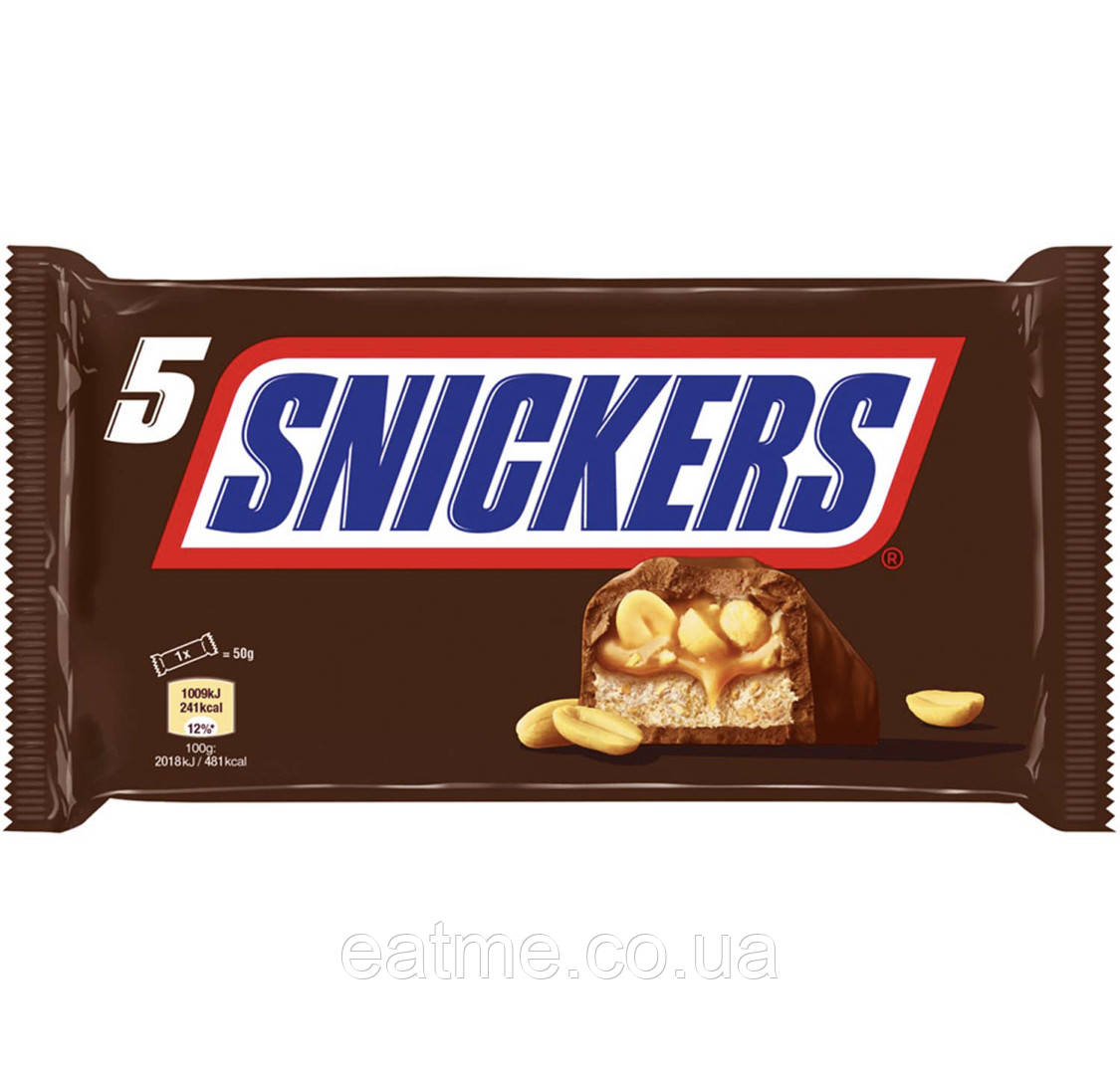 Snickers Батончики з Німечини 250g