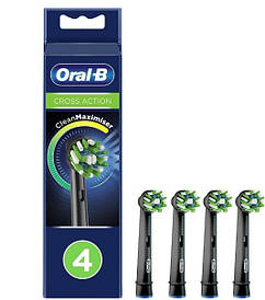 Насадки для зубної щітки Oral-B Cross Action 4 шт EB 50 BRB змінні насадки для електричної зубної щітки