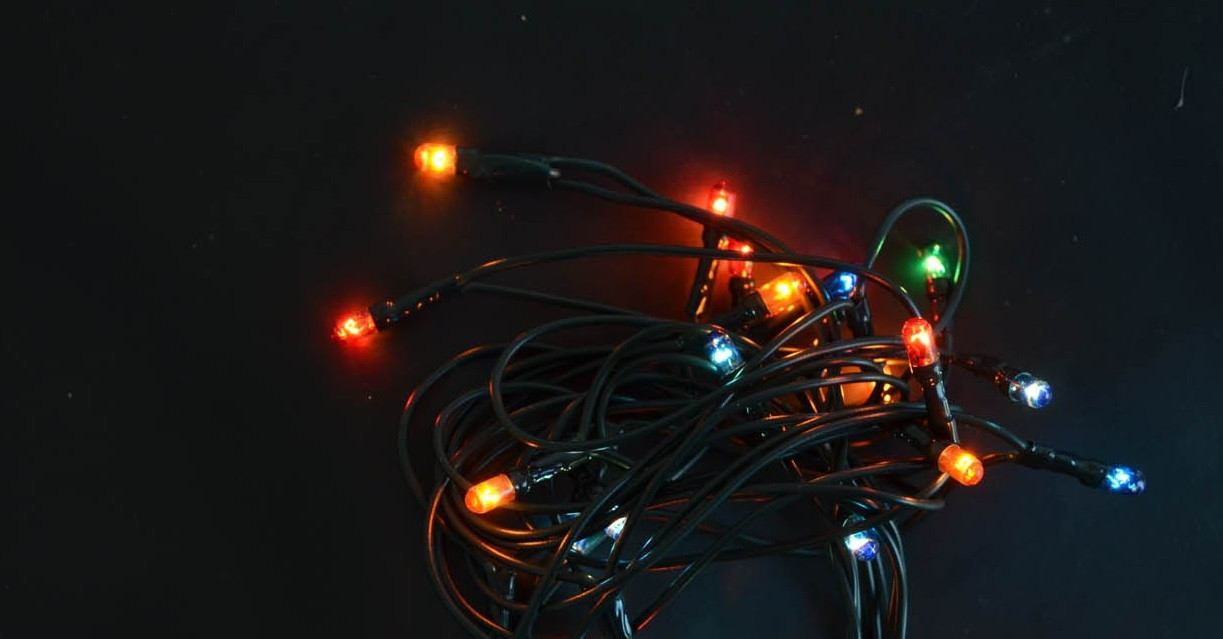 Гірлянда світлодіодна Yes! Fun, 26 мікроламп, багатобарвна, 1,2 м., 1 реж.міганія, зел.про