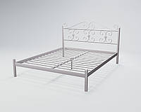 Кровать металлическая Бегония Белое серебро 120*190 см (Tenero TM)