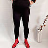 Лосини легінси великих розмірів, чорні жіночі, турецький трикотаж 4XL, фото 3