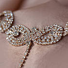 Чокер із ниткою золотистий (Ажурний чокер), фото 3