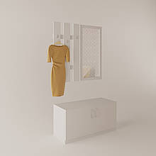 Передпокій П-2 1950х1000х420мм Білий