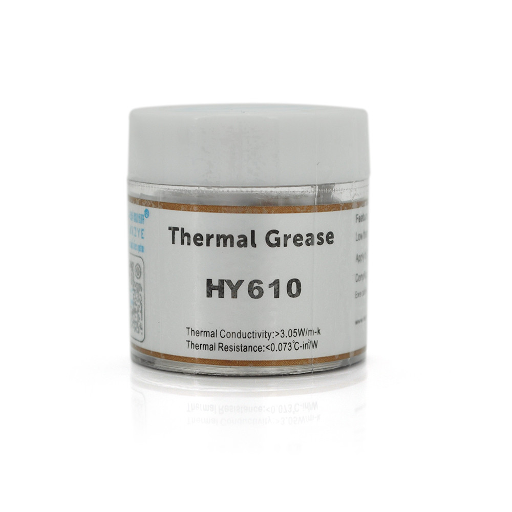 Паста термопровідна HY-610 10g, банку, Gold,> 3,05W / m-K, <0.073 ° C-in² / W, -30 ° ≈280 °, В'язкість -1K