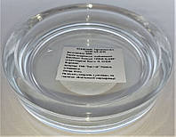 Підсвічник скляний круглий 20х100 мм прозоре скло тарілка для свічки GLASIG Pako-If