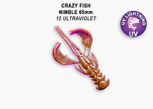 Силікон Crazy Fish Nimble 2.5" 44-65-12-6 кальмар 7 pcs
