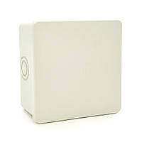 Коробка розподільна зовнішня Р70 95х95х60мм; IP54; біла; пластик; (РР) Q60