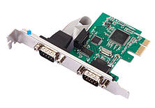 Контролер PCI-Е => RS232 (9Pin) + RS232 (9Pin), 2 порти, TX382B-2S, BOX