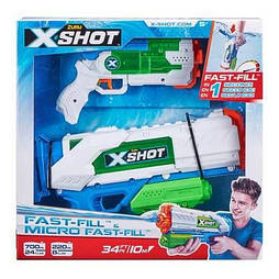 Набір водних бластерів Zuru X-Shot Fast Fill Medium And Small 56225