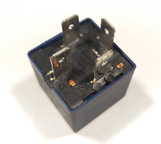 Реле 12в, 40А, 4-х контактное (Б/У) Opel Astra G 1999 90450169/22210032 ...