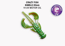 Силікон Crazy Fish Nimble 2.5" 44-65-14-6 кальмар 7 pcs