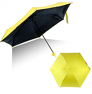 Міні парасолька кишенькова в капсулі Capsule Umbrella Жовта (KG-5638), фото 3
