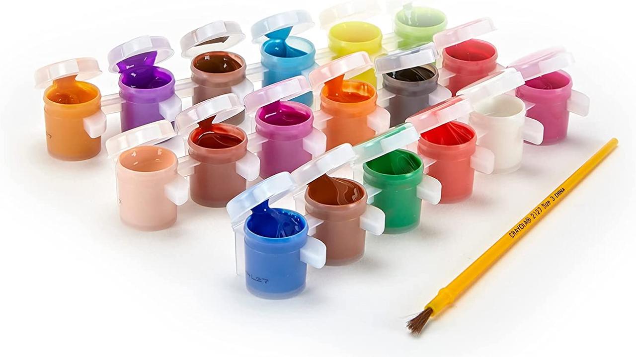 Набор красок в баночках washable (на водной основе), 18 цветов, Crayola (Крайола) - фото 4 - id-p313795290