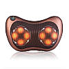 Масажна подушка для шиї та спини Massage Pillow від мережі 12 і 220 В з підігрівом (90497), фото 2