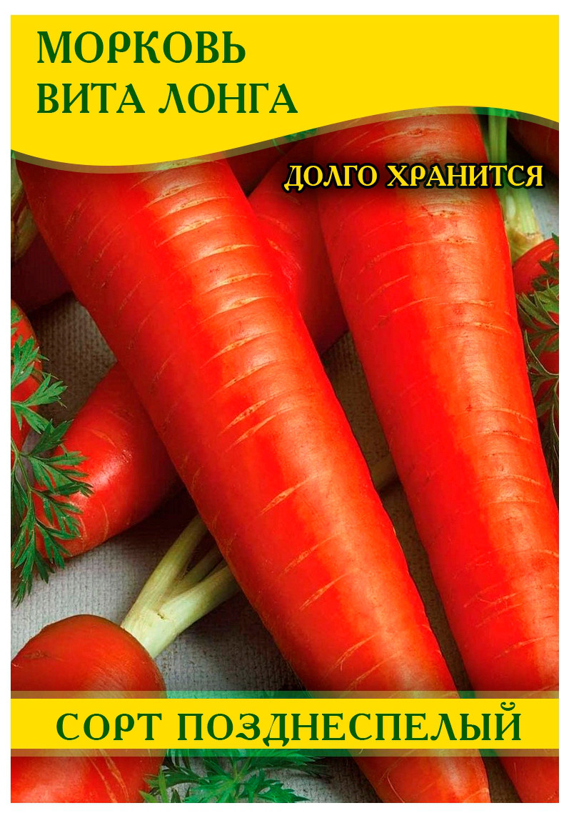 Насіння моркви Віта Лонга, 1 кг