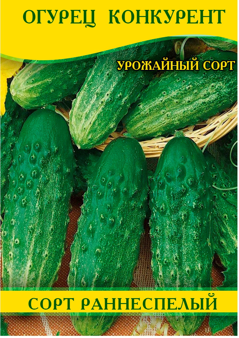 Насіння огірка Конкурент, 0,5 кг