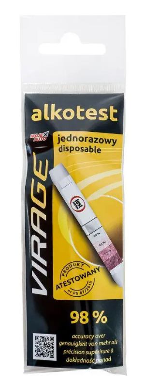 Одноразовий тест на алкоголь VIRAGE 94-020