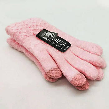 Сенсорні рукавички дитячі Touch Gloves / Зимові рукавички для дітей на 6-9 років / Теплі дитячі рукавички