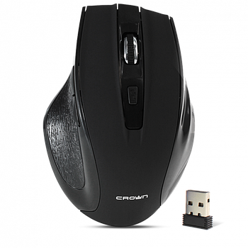 Мишка Crown CMM-935W бездротова чорна