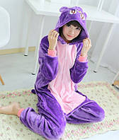 Женский махровый кигуруми комбинезон "Луна", домашний теплый костюм - пижама для женщин