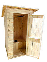 Купить Деревянный туалет для улицы с сидением (кабинка), цена 7760 ...