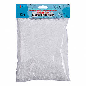 Наповнювач декоративний SANTI «Кульки», 12 г, білий 742778
