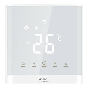 Сенсорний програматор з WiFi для теплої підлоги 4HEAT AE667.WF
