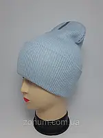 Зимняя женская шапка H DESIRE Ницца голубой.
