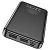 УМБ портативний зарядний Power Bank HOCO J91 10000mAh 2USB, Type-C, 2.1A, Black, фото 3