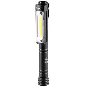 Ліхтарик ручний Neo Tools LED COB 4 Вт Чорний (99-045), фото 1