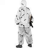 Маскувальний костюм — зимовий, маскхалат білий військовий, фото 2