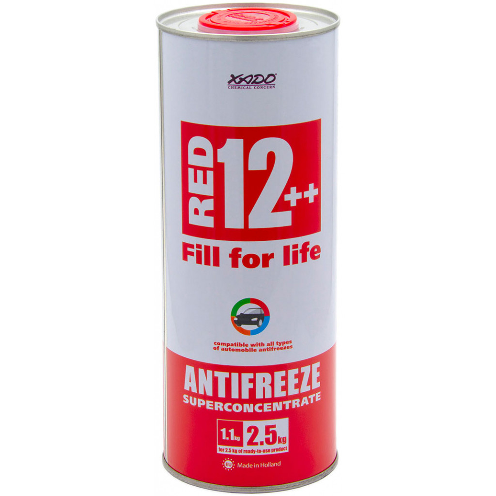 Антифриз XADO RED 12++ 1,1 КГ, фото 1