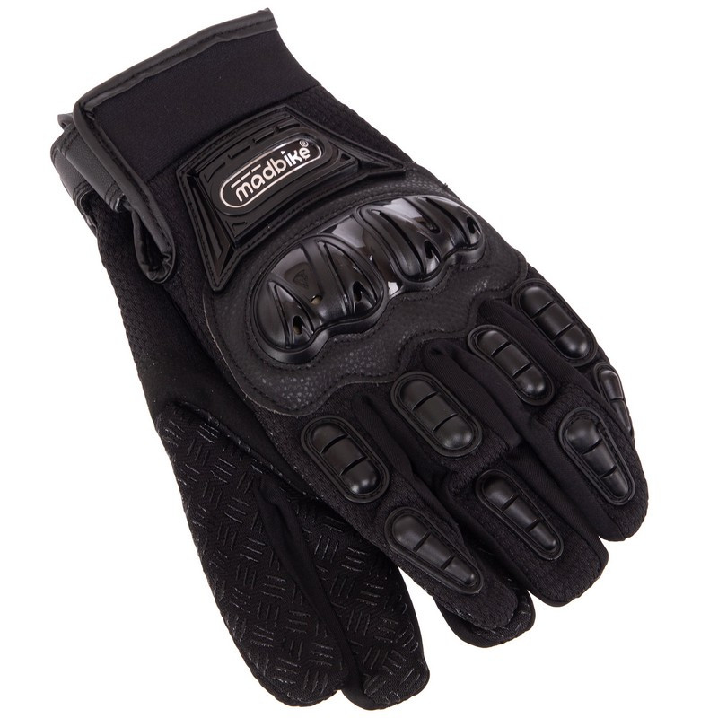 Мото перчатки для эндуро MADBIKE черные MAD-10: Gsport - фото 6 - id-p1692177091