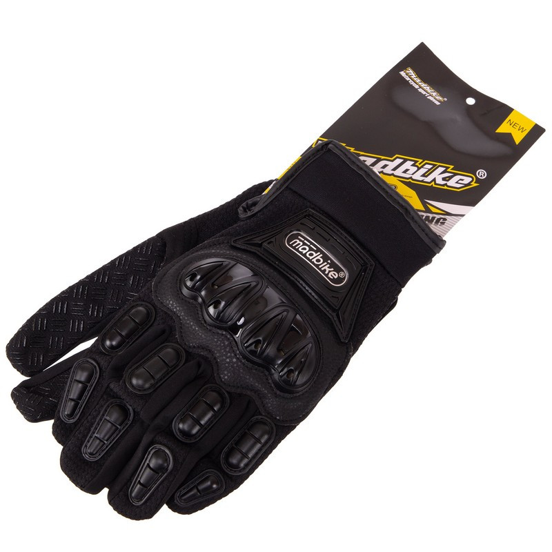 Мото перчатки для эндуро MADBIKE черные MAD-10: Gsport - фото 8 - id-p1692177091