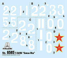 Т-34/85 Корейська війна. Збірна модель танка у масштабі 1/35. ITALERI 6585, фото 2