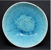 Салатник 26х7 см, Скандія синій форма кругла кераміка