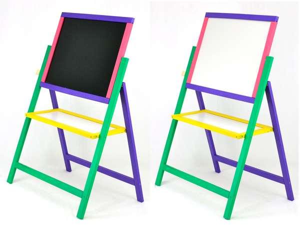 Мольберт магнітний обертовий - кольоровий /Дошка ш40*в55см, Підставка ш55*в110см, фото 1