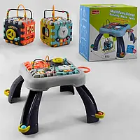 Столик музичний 6612, підсвічування, мелодії, англ озвучка, сортер, тріскачка, пальчиковий лабірнт