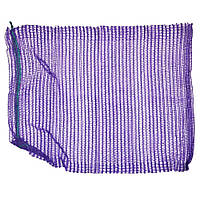 Сетка-мешок для упаковки картофеля с завязкой, фиолетовая, 40х60 см, до 20 кг