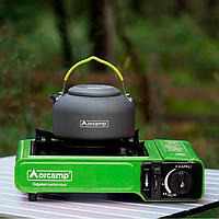 Портативна Плита газова в кейсі одноконфорочная з п'єзопідпалом / без адаптера (кейс)