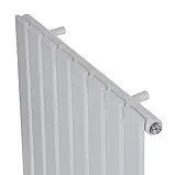 Радіатор дизайнерський вертикальний Livorno 8/1400 Білий матовий 1400*544, фото 2