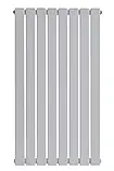 Радіатор дизайнерський вертикальний Livorno 8/1400 Білий матовий 1400*544, фото 3